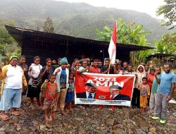 Dari Puncak Jaya Mulia Papua, Relawan The President Center AMIN 2024 Gemakan Perubahan