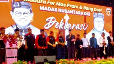 Solidkan Barisan Madas Nusantara, Jusuf Rizal Deklarasi Dukung Mas Pram-Bang Doel di Pilkada Jakarta 2024