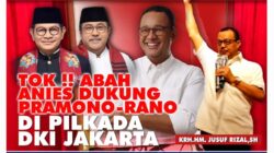 Tok! Abah Anies Dukung Mas Pram-Bang Doel di Pilkada Jakarta, Jusuf Rizal: Menang Satu Putaran!