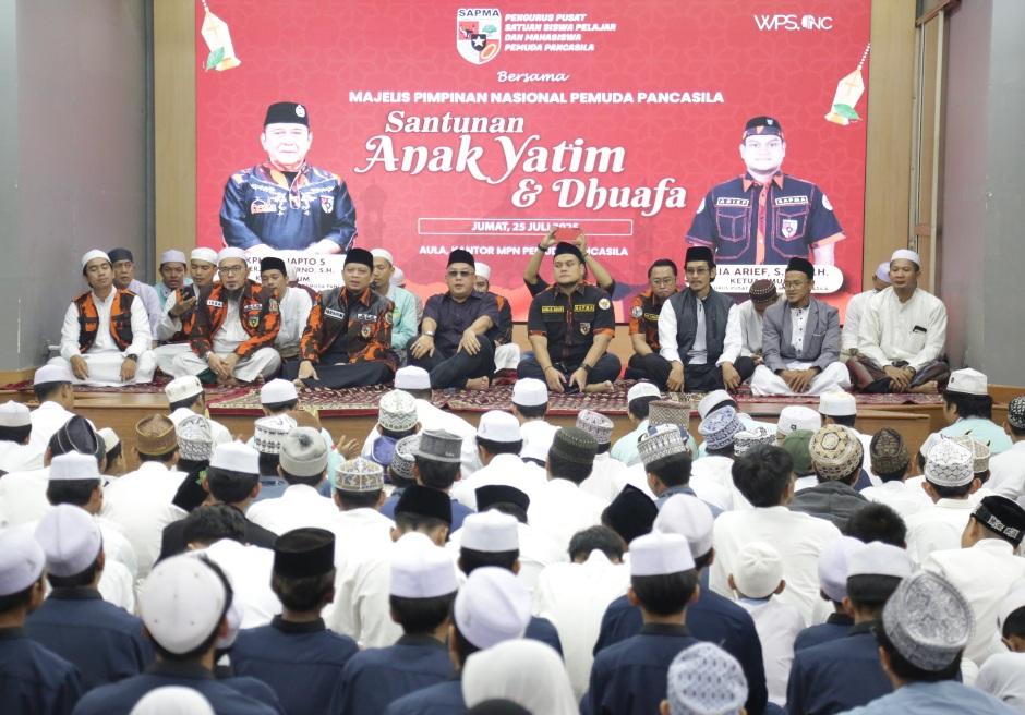 Sapma Pemuda Pancasila Berkolaborasi dengan MPN Pemuda Pancasila Gelar Santunan Anak Yatim