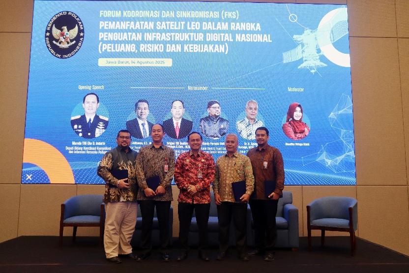Kemenko Polkam Sebut Satelit LEO Mumpuni dalam Membangun Konektivitas Digital yang Andal, Aman, dan Merata