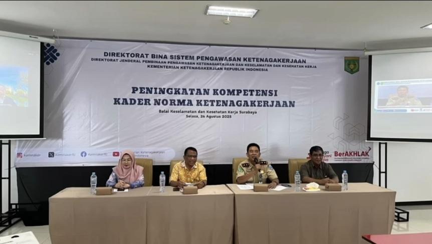 Direktorat Bina Sistem Pengawas Ketenagakerjaan Kemenaker Tingkatkan Kompetensi Kader Norma Ketenagakerjaan